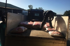 Loading 2000 kg of rice in Pemba