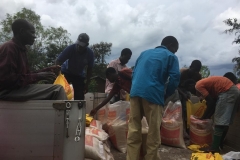 the rice is measured precisely, many help
