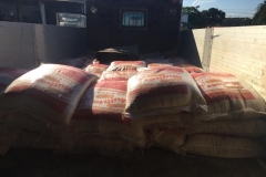 Loading 2000 kg of rice in Pemba