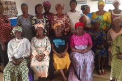 Widows group in Akure, in the training center