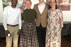 our first intern John - goodbye in Germany