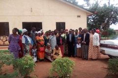 Präsentation of the project to another group of widows