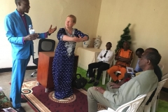 Kigali - talking to local leaders