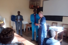 meeting a new group of widows in Kigali