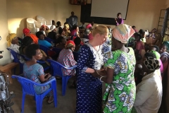 meeting a new group of widows in Kigali