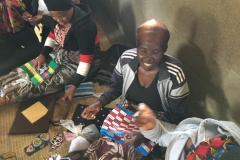 Meeting a group of widows in the western province of Rwanda