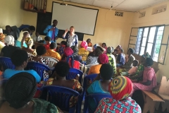 meeting a new group of widows in Kigali